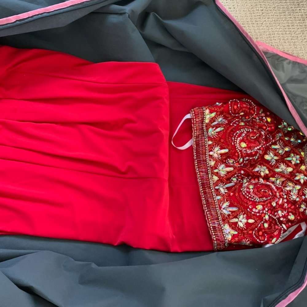 Red Prom Dress - Picture 2 of 4